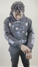 Load and play video in Gallery viewer, MAGARI CNY HOODIE BLUE/WHITE
