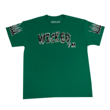 Load image into Gallery viewer, WICKED REFLECTIVE TM FLAME TEE (SLIME GREEN)
