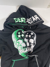 Load image into Gallery viewer, MAGARI DEATHSTAR HOODIE WHITE/BLACK
