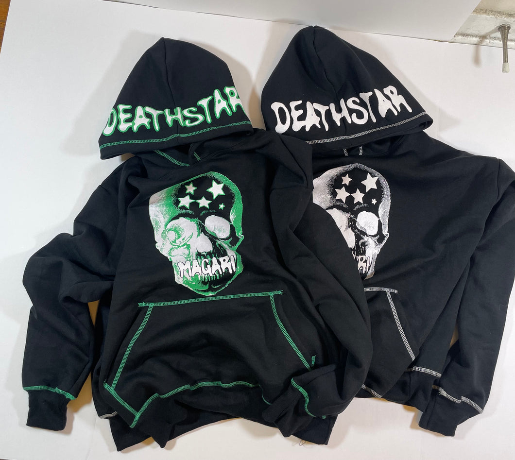 MAGARI DEATHSTAR HOODIE GREEN/BLACK