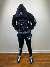 Load image into Gallery viewer, MAGARI CNY HOODIE BLUE/WHITE
