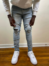 Load image into Gallery viewer, MAGARI ALL STAR DENIM W BLEACH SPLATTER
