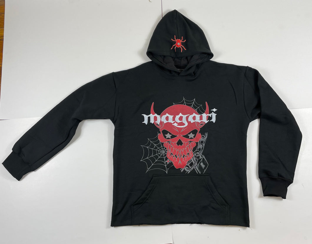 MAGARI STAR DEMON HOODIE RED