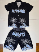 Load image into Gallery viewer, MAGARI FLAME ISLAND BEACH SET BLACK/UNC
