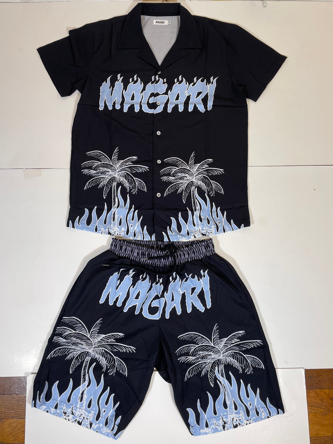 MAGARI FLAME ISLAND BEACH SET BLACK/UNC